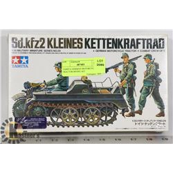 TAMIYA GERMAN MOTORCYCLE TRACTOR MODEL KIT
