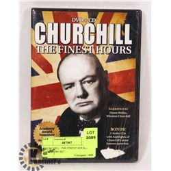 CHURCHILL- THE FINEST HOURS- DVD/AUDIO SET