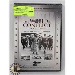 WORLD IN CONFLICT 1931-1945 ARCHIVAL FOOTAGE DVD