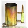 Image 1 : TRENCH ART MUG- 76 MM MORTAR ROUND WITH IVI 79