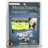 Image 1 : METAL EARTH 3-D LASER CUT MODEL KIT- "FOKKER D-V1