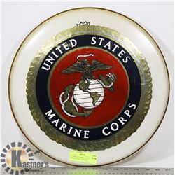 U.S. MARINE CORPS 16" ROUND INSIGNIA WALL HANGING