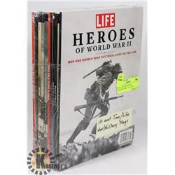 TIME LIFE MAGAZINES- WAR/MILITARY- LOT OF 10