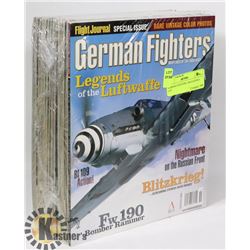 GERMAN FIGHTERS- MAGAZINES- LOT
