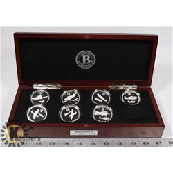 BRADFORD EXCHANGE W.W.2 FIGHTER $1 SILVER COINS- 7