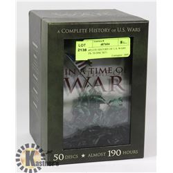 COMPLETE HISTORY OF U.S. WARS DVD'S- 50 DISC SET-