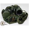 Image 1 : MILITARY BUSHNELL ENSIGN BINOCULARS IN CAMO BAG- 1