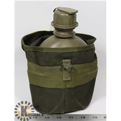 MILITARY WATER BOTTLE IN CANVAS BAG