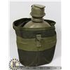 Image 1 : MILITARY WATER BOTTLE IN CANVAS BAG