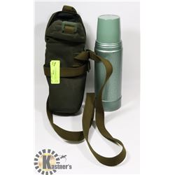 MILITARY THERMOS IN CANVAS BAG