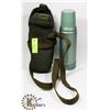 Image 1 : MILITARY THERMOS IN CANVAS BAG
