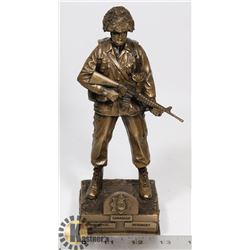 CAST BRONZE ROYAL CANADIAN REGIMENT SOLDIER- 8