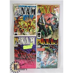 MARVEL "THE NAM" COMIC BOOKS- SET OF 4