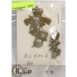 ROYAL CDN ELEC/MECH ENGINEERS CAP BADGE