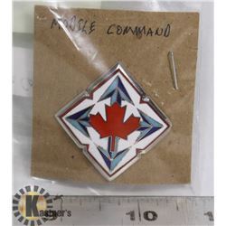CDN FORCES EUROPE- ENAMELED MOBILE COMMAND CAP