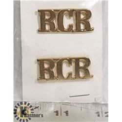 ROYAL CDN REGIMENT SHOULDER TITLES