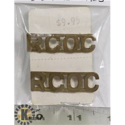 ROYAL CDN ORDINANCE CORPS SHOULDER TITLES