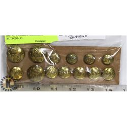 ROYAL CANADIAN REGIMENT BUTTONS- 13