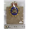 Image 1 : CDN FORCES LAND ENGINEERING CAP BADGE