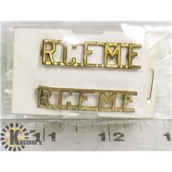 ROYAL CDN ELEC/MECH ENGINEERS SHOULDER TITLES