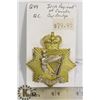 Image 1 : IRISH REGIMENT OF CANADA CAP BADGE