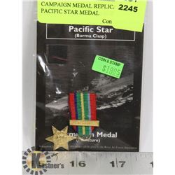 CAMPAIGN MEDAL REPLICA- PACIFIC STAR MEDAL