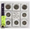 Image 1 : CANADIAN SILVER DOLLARS & HALF DOLLARS (8)-
