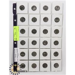 1999 & 2000 QUARTERS- SET OF 24