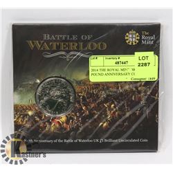 2014 THE ROYAL MINT BRITISH 5 POUND ANNIVERSARY CO