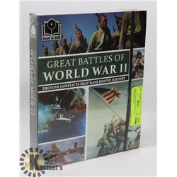 GREAT BATTLES OF W.W. 2- DVD/BOOK SET