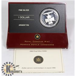 2006 RCM PROOF SILVER DOLLAR- VICTORIA CROSS