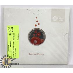 2014 THE ROYAL MINT BRITISH 5 POUND COIN