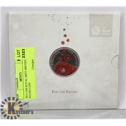 2014 THE ROYAL MINT BRITISH 5 POUND COIN