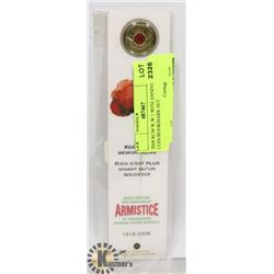 2008 RCM W.W.1 90TH ANNIVERSARY COIN/BOOKMARK SET