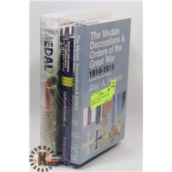 MEDALS, BADGES, INSIGNIAS & ORDERS- SET OF 3