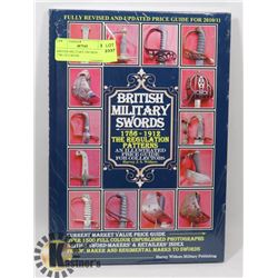 BRITISH MILITARY SWORDS- 1786-1912 BOOK