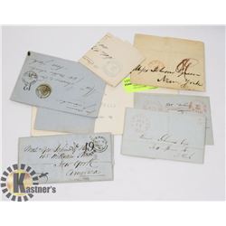 COLLECTION OF 1820S US HORSE DELIVERED LETTERS