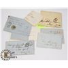 Image 1 : COLLECTION OF 1820S US HORSE DELIVERED LETTERS