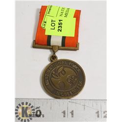 UNITED NATIONS MULTINATIONAL FORCES MEDAL