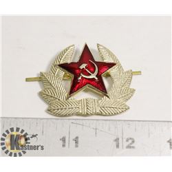 COLD WAR SOVIET ANCHOR HAT BADGE