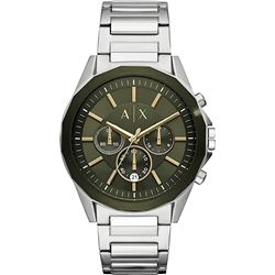 NEW ARMANI EXCHANGE CLASSIC GREEN BEZEL MSRP $299
