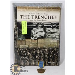 BUNDLE OF 4  WW I WAR BOOKS AND MILITARY MERIT