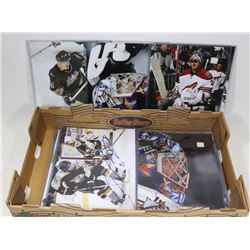 LOT OF 30 MOSTLY AUTOGRAPHED NHL PHOTOS