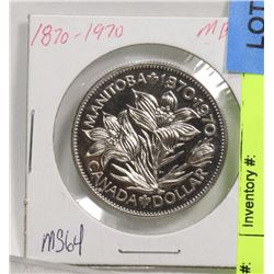 1970 NICKEL DOLLAR MANITOBA
