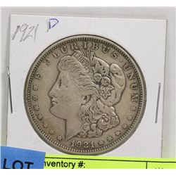 1921D MORGAN DOLLAR