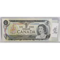 1973 ONE DOLLAR C/B ECH2200003 CUNC