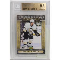 BECKETT GRADED 9.5 EVGENI MALKIN HOCKEY CARD