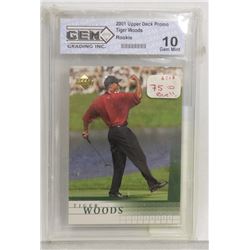 GRADED GEM MINT 10 2001 UPPERDECK PROMO