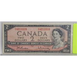 1954 TWO DOLLAR B/R FU4213339