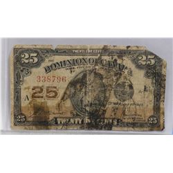 CANADIAN 1923 SHINPLASTER